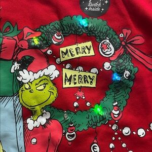 Dr. Seuss Red Grinch Sweatshirt